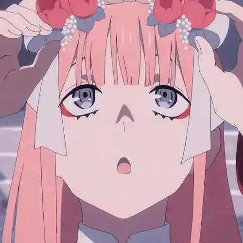 「第146期」动漫女头:darling in the franxx 02无水印女生头像
