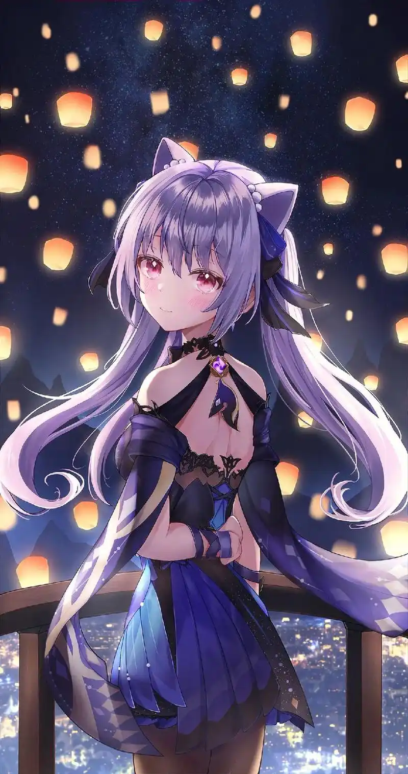 刻晴#原神#二次元#壁纸 - 抖音