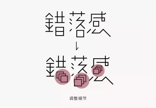 ③搭配排版