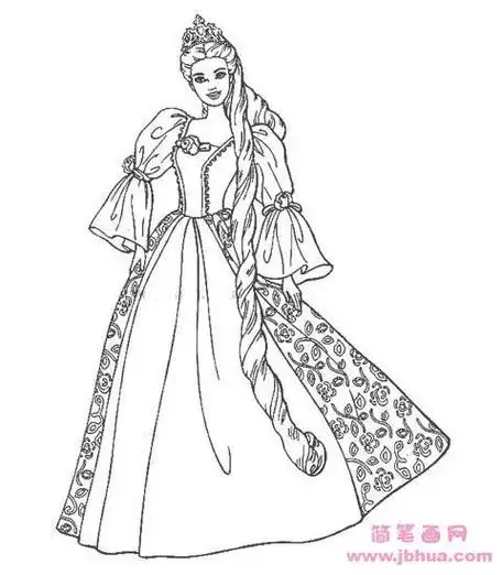 公主简笔画简单 - 图片搜索