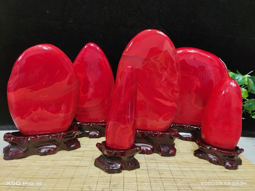 精品鸡血石摆件天然南非奇石红碧玉家居原石礼品收藏奇石红色石头