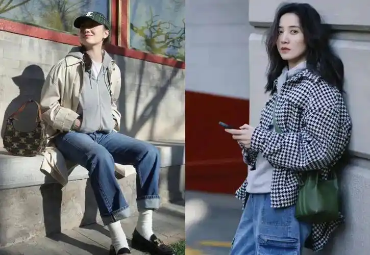 被42岁宋佳的穿搭惊艳了,每一套都实用耐看,很值得40 女性借鉴_颜色