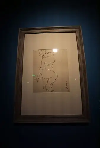 参观女画家潘玉良原作