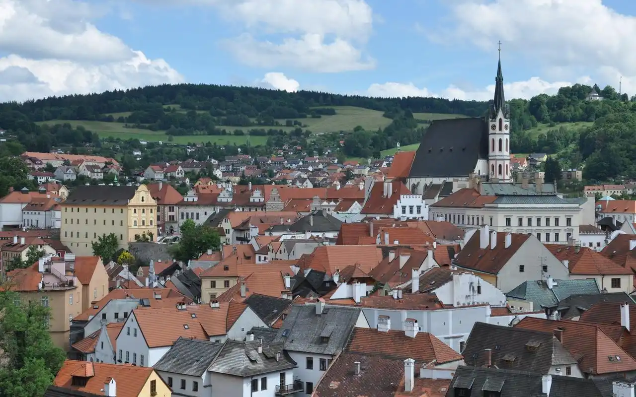 捷克ck童话小镇风景电脑桌面壁纸下载