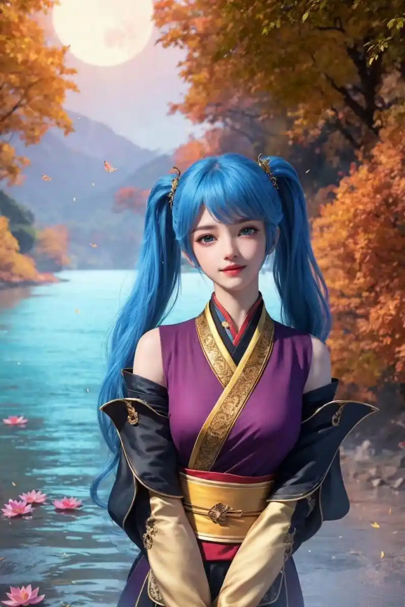 国漫女神# 蓝发萝莉少女元龙高瑶,大家觉得符合原著吗?