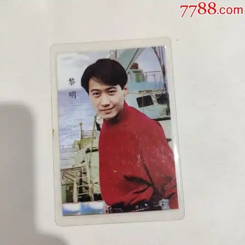 黎明明星年历卡1995年年历片