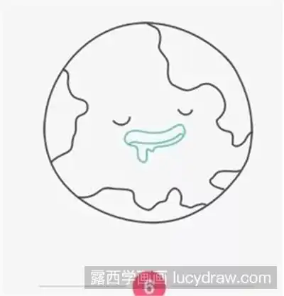 儿童画教程教你画哭泣的地球母亲