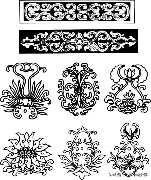 传统图案-边框-中国风