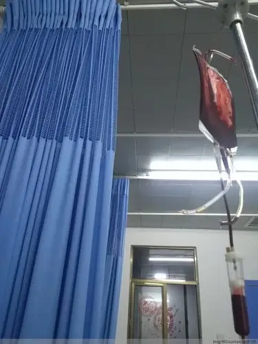 我在人民医院输血