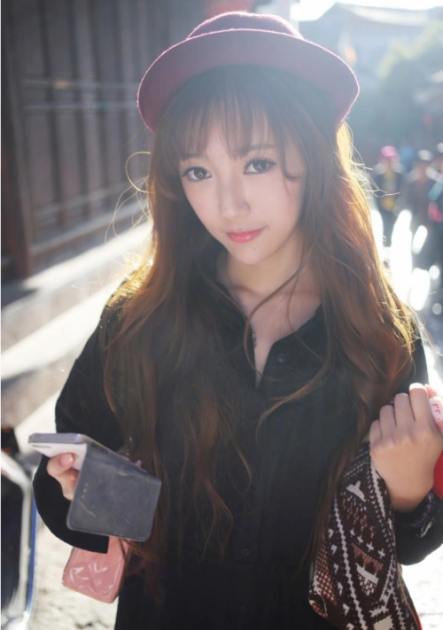 90后广外校花王馨瑶,面容姣好!  王馨瑶 第1张