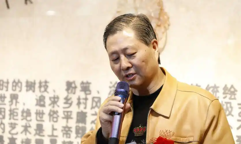 画家李昆致答谢辞