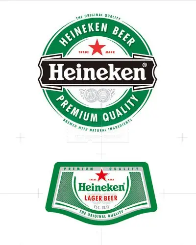 喜力啤酒logo矢量素材