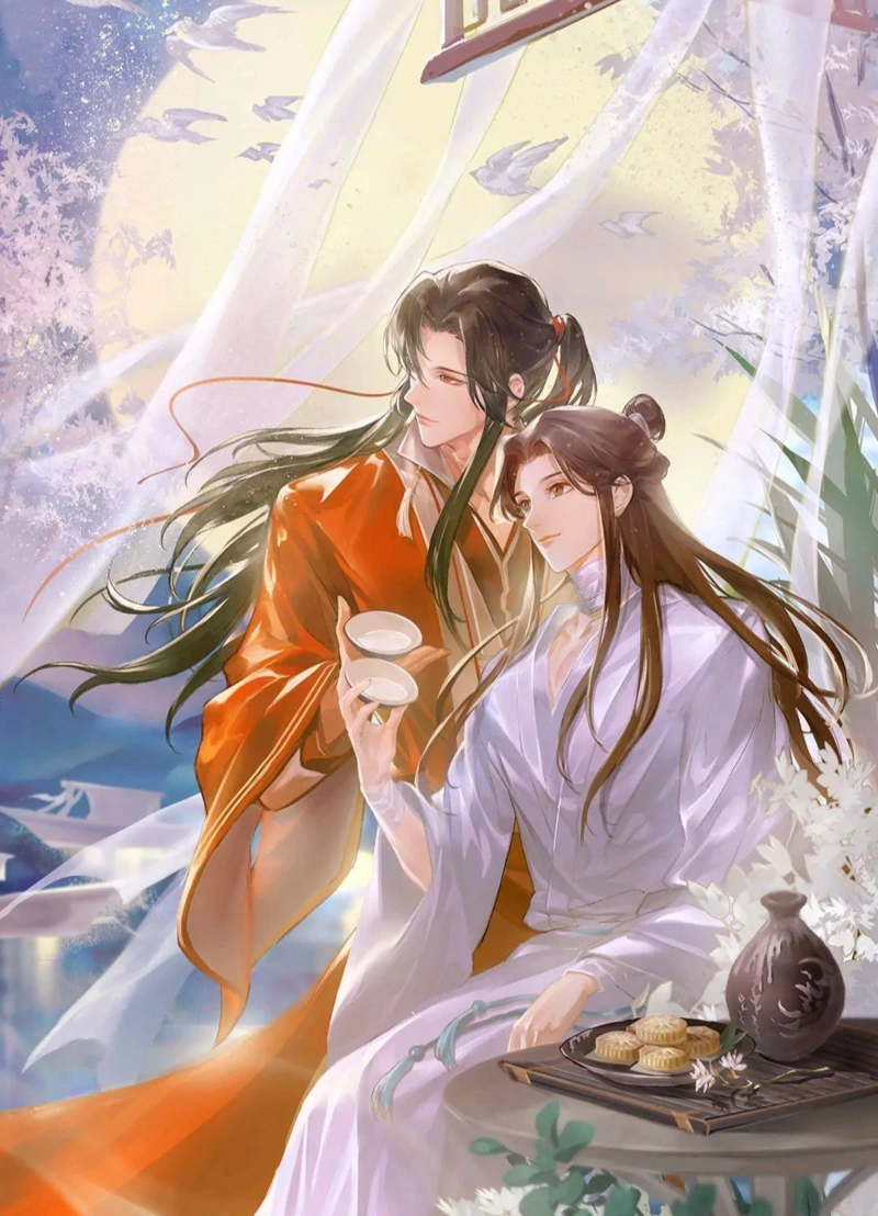 《天官赐福》的中秋贺图来啦
