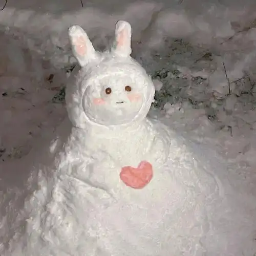 小雪人真可爱