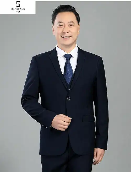 件套新郎伴结婚礼服商务休闲上班职业男正装男d01黑色三件套配马甲xs