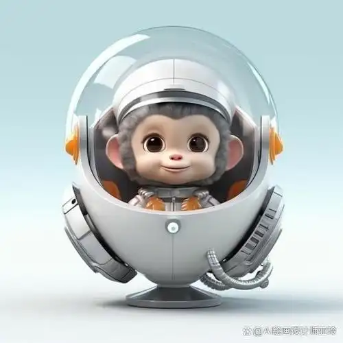 ai绘画|midjourney|宇航员q版十二生肖