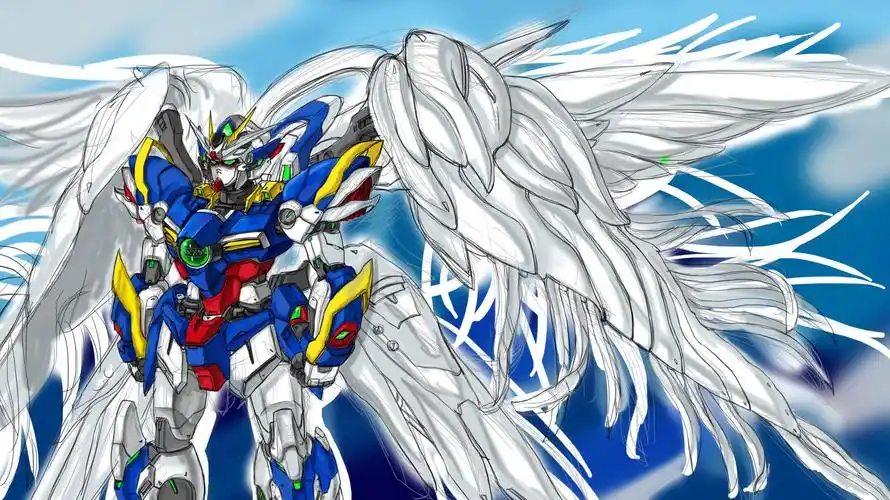 史上最时髦掉毛高达机动战士高达w里的飞翼零式高达