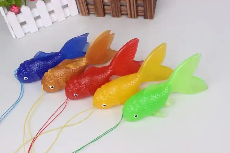 橡胶玩具鱼 钓鱼模型透明优质天然橡胶玩具鱼橡胶玩具 安全无毒