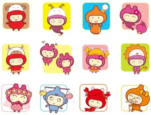 12星座卡通头像