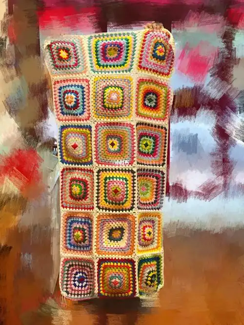 方块祖母格毯子更新1