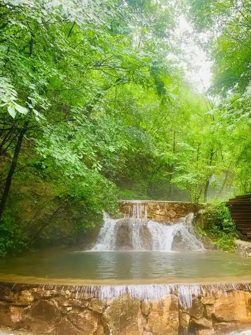 王府竹海景区非常适合夏天避暑游玩,景区以山,水,竹海,瀑布为主要景色