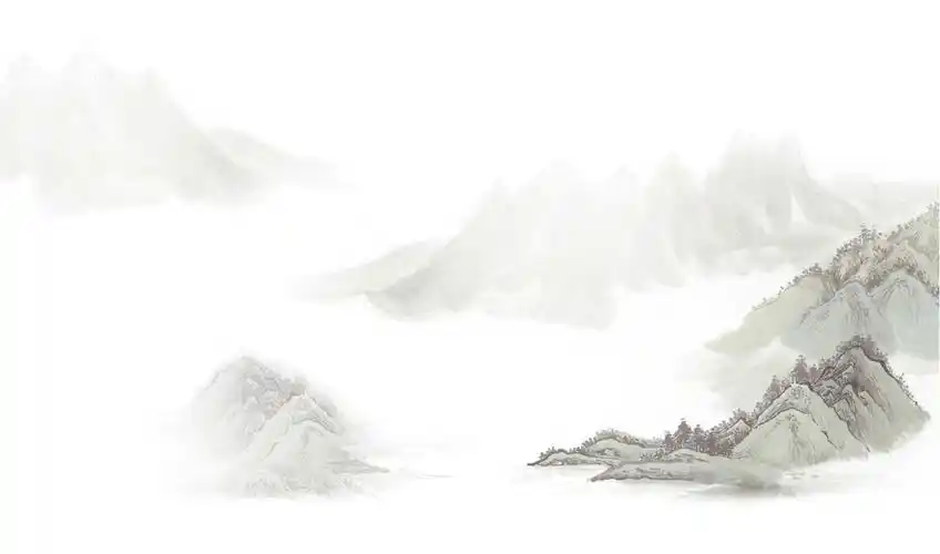 淡雅古风水墨山川中国风主题幻灯片背景(3张),ppt图片 - 51ppt模板网