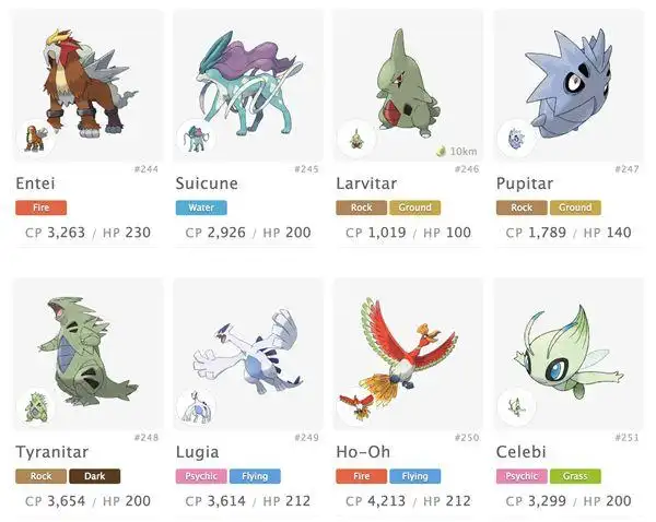 国外网站已有图片释出,为100种的第二代宝可梦.