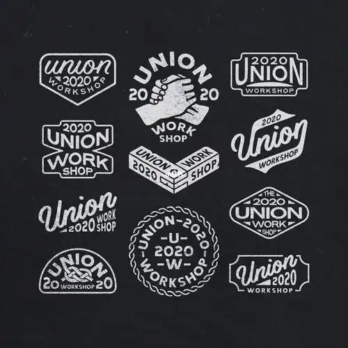 创意复古徽章标识符号logo设计分享97