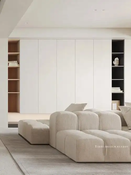 家装设计白色原木色系暖暖的新家