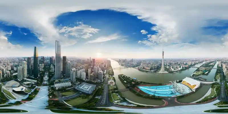 全景照片的拍摄有两种方法,一这种是非常简单直接的方法,一种是比较