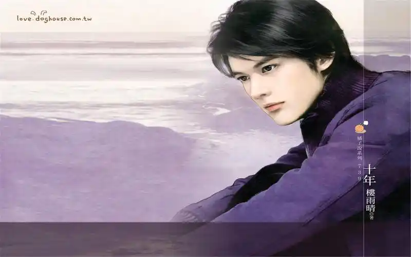 桌面壁纸 卡通动漫 > 手绘爱情小说插画帅气美男桌面壁纸图片(1920