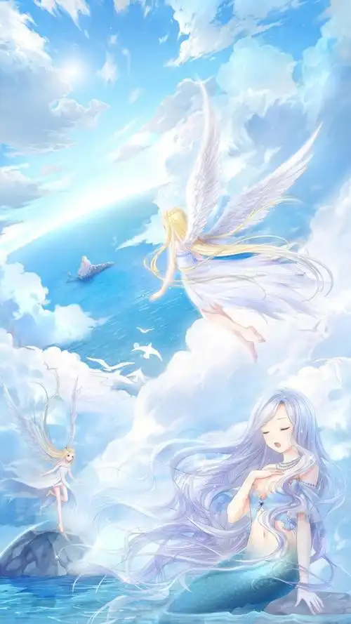 美丽梦幻的美人鱼