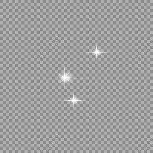 白色三颗星星商业矢量图