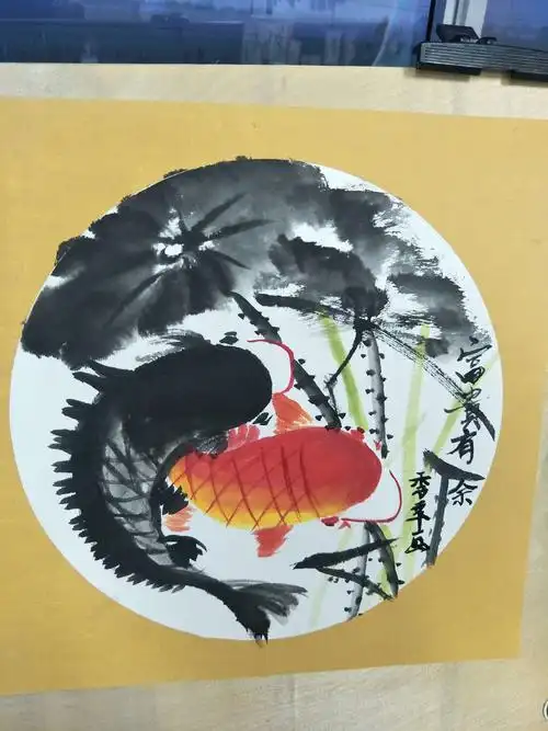 曹王镇第二小学"水墨飘香"国画社团作品展示