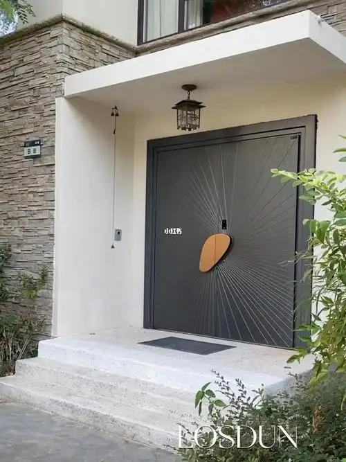 我妈说咱装别墅入户门就要这样清清爽爽