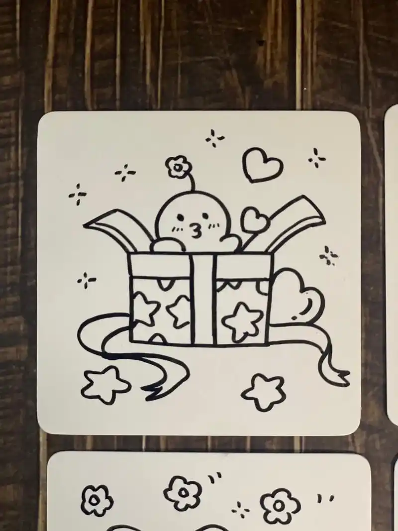 简笔画|礼物礼盒这么画简单又可爱～#简笔画 #每日一画 #画 - 抖音