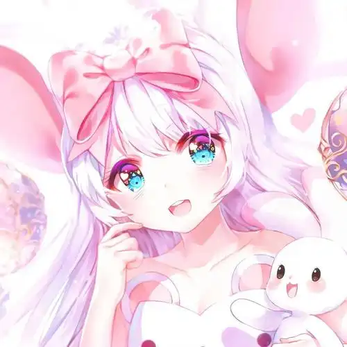 精选微信头像二次元动漫清纯可爱小美女