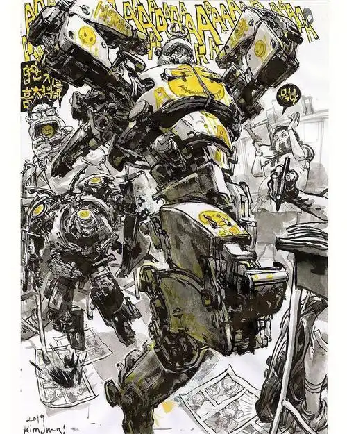 金政基是我喜欢为数不多的插画师