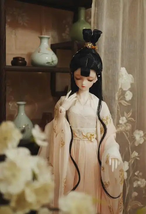 古风美人 sd娃娃 bjd 玩具 人偶 壁纸 萌物