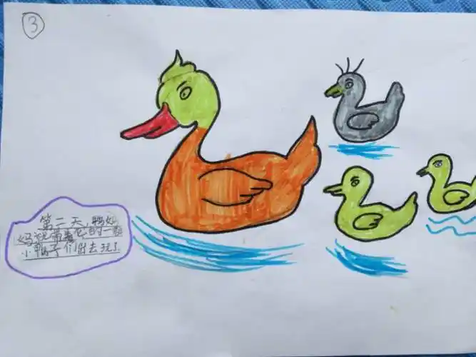 《安徒生童话》丑小鸭绘本制作––二八班杜秉承