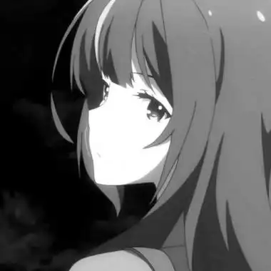 流泪的头像女生动漫黑白图片高清二次元动漫女生流泪的头像女生