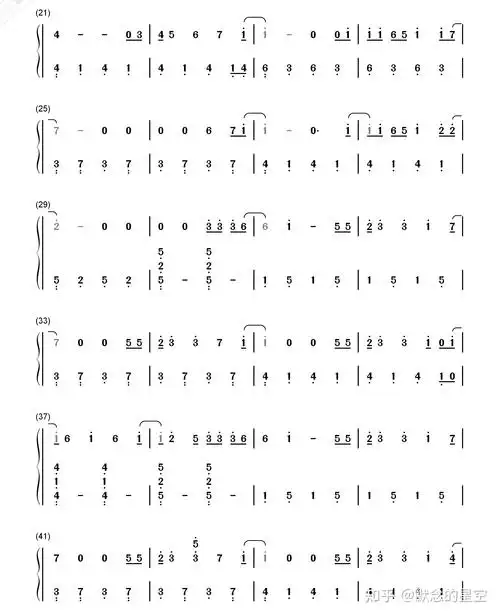 钢琴谱双手简谱双版本林俊杰伟大的渺小