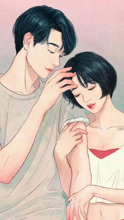 2018抖音上很火一组情侣照片