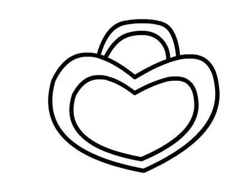 爱心简笔画图片 爱心简笔画图片大全彩色可爱