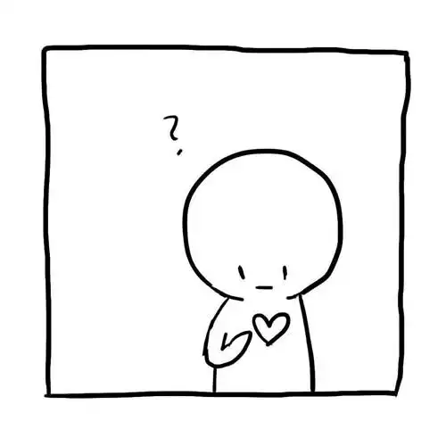 简笔画小人头像 107张可爱小白人简笔画头像图片