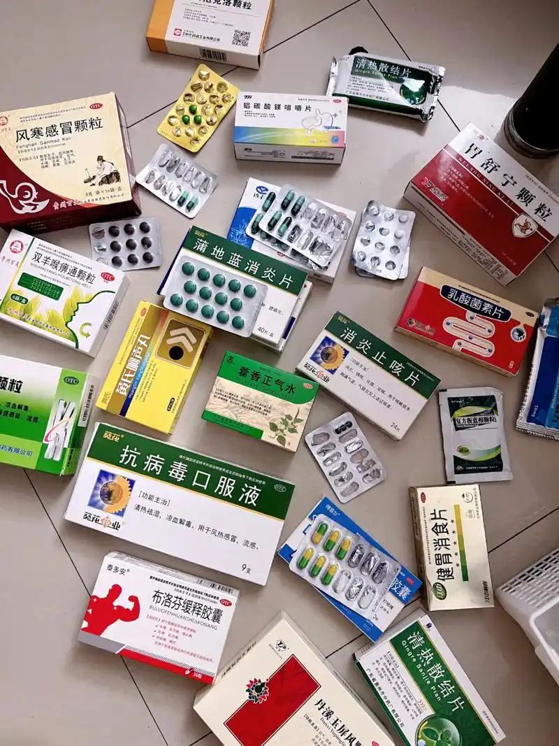 姐妹们不发烧了但是嗓子疼吃哪几种药啊01 这些都是对象平时感冒和