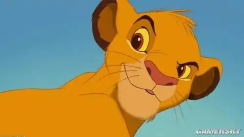 狮子王里的狮子辛巴简笔画