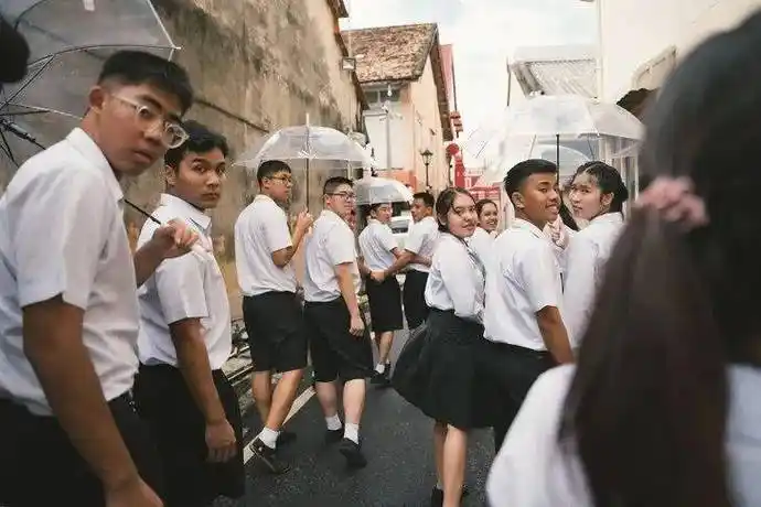 青春泰国中学生写真惊艳生动你怀念自己的中学时代吗