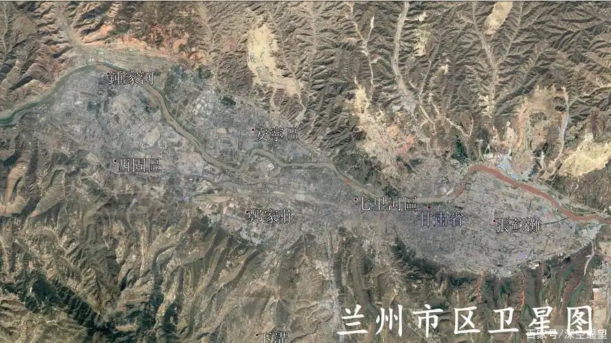 甘肃为什么卫星地图 为什么甘肃地图很奇葩