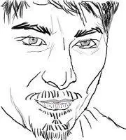 刘德华卡通形象简笔画